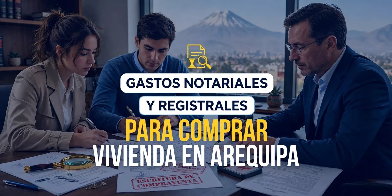 Gastos notariales y registrales para comprar vivienda en Arequipa