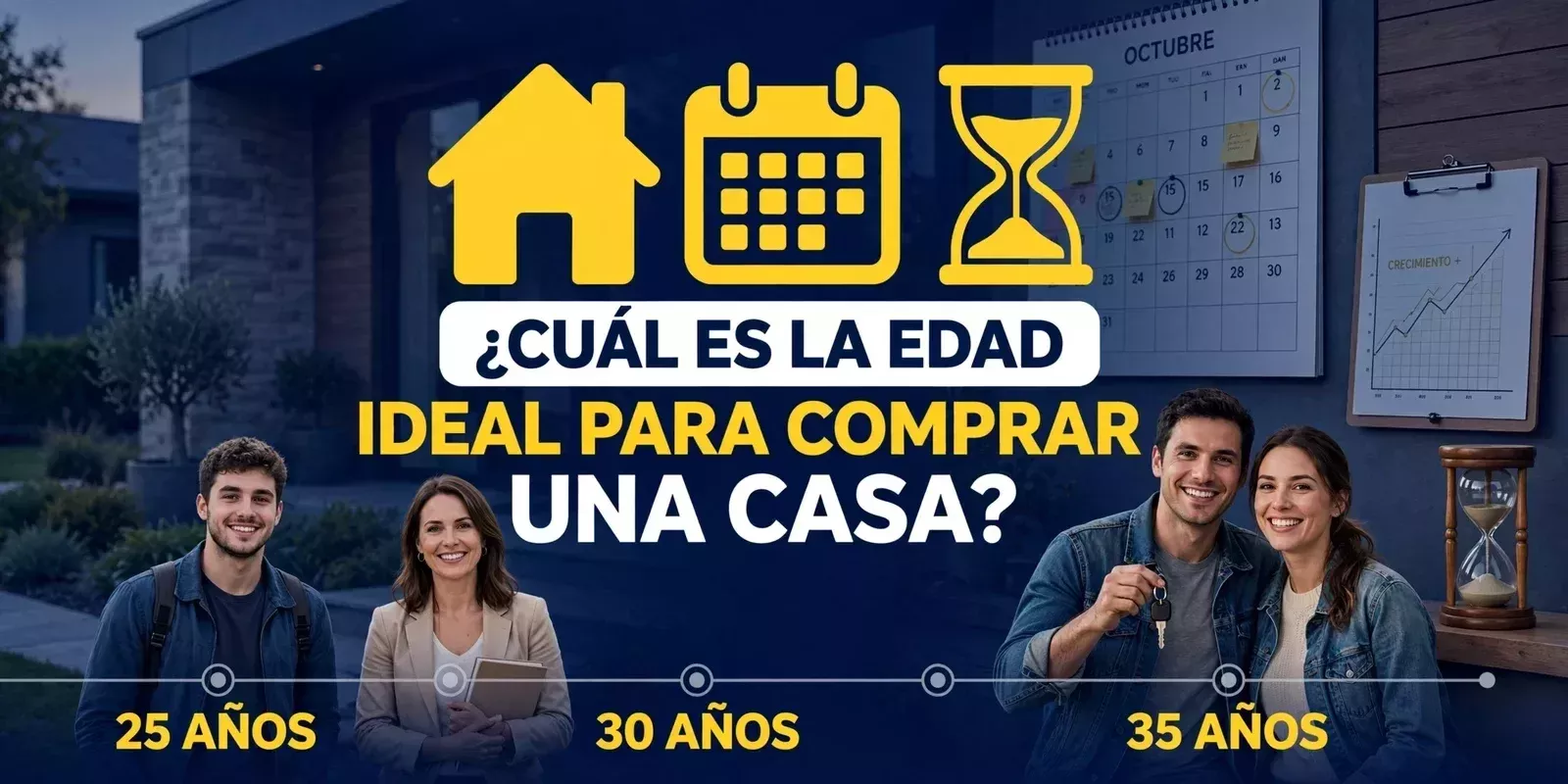 ¿Cuál es la edad ideal para comprar una casa?