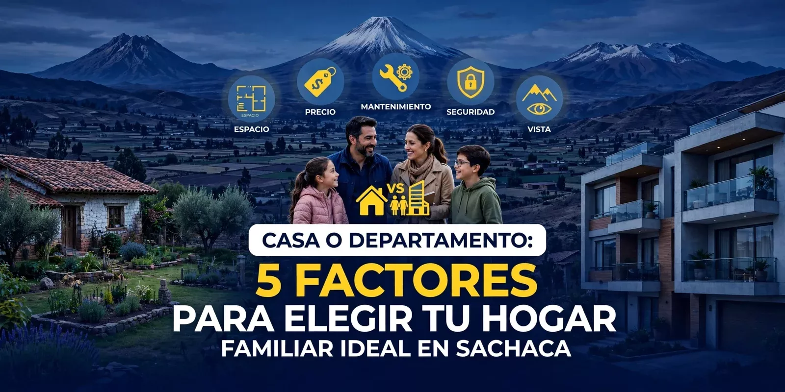 Casa o Departamento: 5 Factores para elegir tu hogar familiar ideal en Sachaca