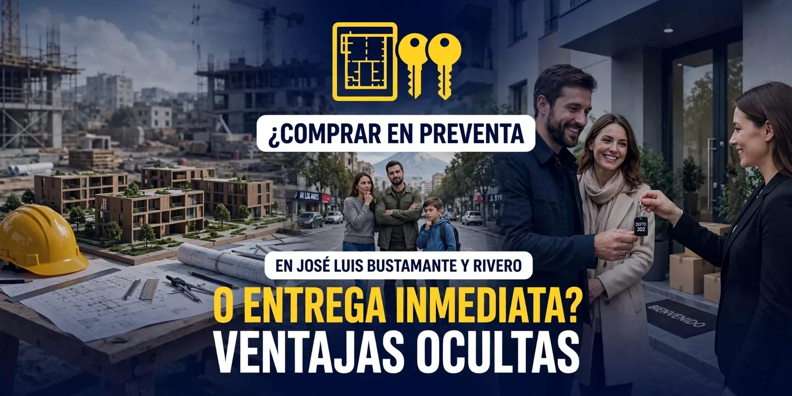 ¿Comprar en preventa en José Luis Bustamante y Rivero o entrega inmediata? Ventajas ocultas