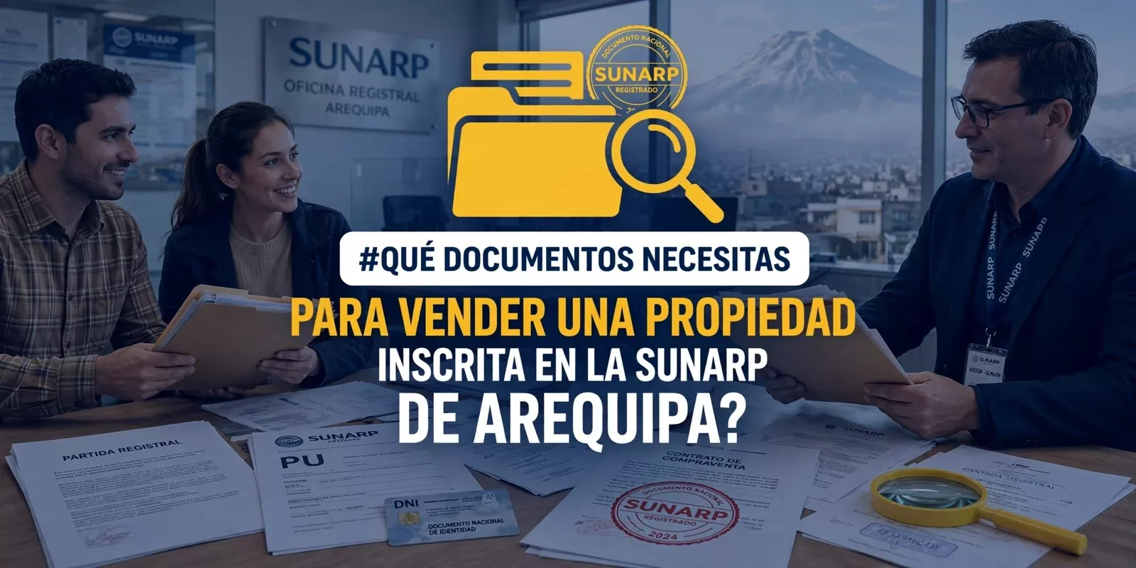 ¿Qué documentos necesitas para vender una propiedad inscrita en la Sunarp de Arequipa?