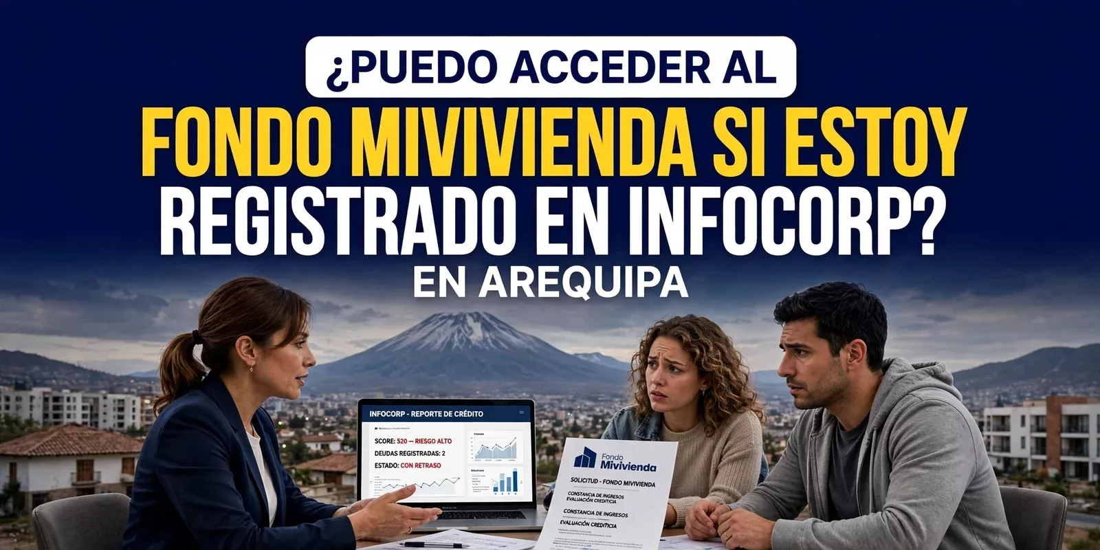 Si estoy registrado en Infocorp, ¿puedo acceder al Fondo Mi Vivienda?