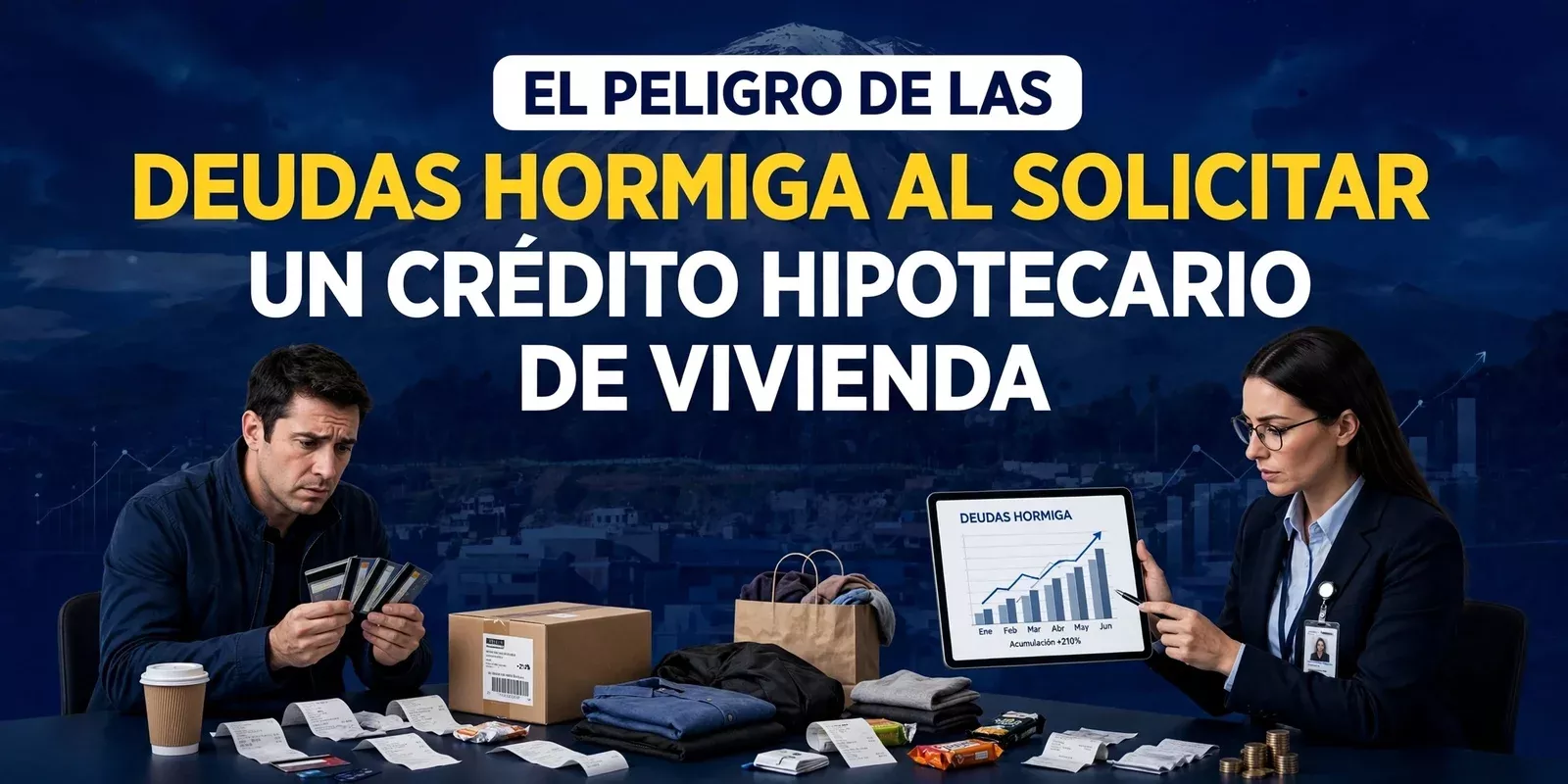 El peligro de las deudas hormiga al solicitar un crédito hipotecario