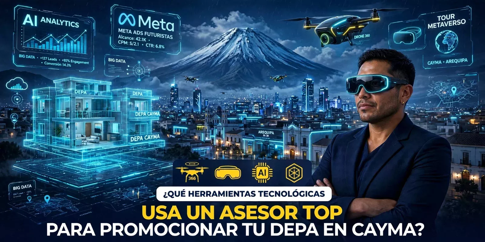 Qué herramientas tecnológicas usa un asesor top para promocionar tu departamento en Cayma